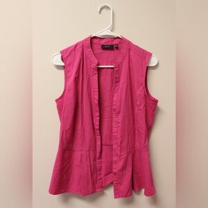 Apt. 9 Women's Vibrant Pink Sleeveless Blouse